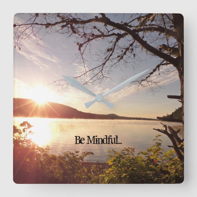 be mindful yoga room clock (Front)