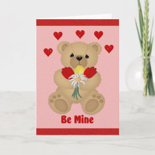 Be mine Bear Holiday Card