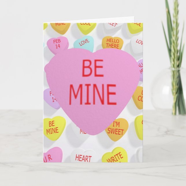 Be Mine card (Front)