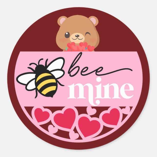 Be Mine  Classic Round Sticker (Front)