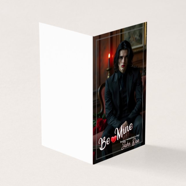 Be Mine – Dark Romantic Valentine Portrait Art (Outside)