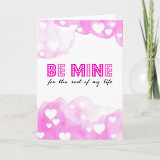 Be mine for the rest of my life! holiday card