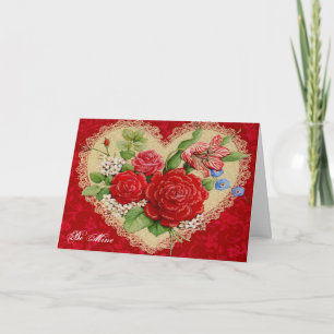 Be Mine for Valentine's Day Holiday Card