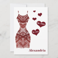 Be Mine Funny Valentines Burgundy Lace Bridesmaid