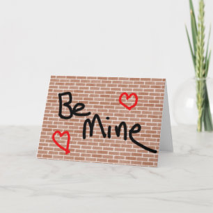 Be Mine Graffiti Holiday Card