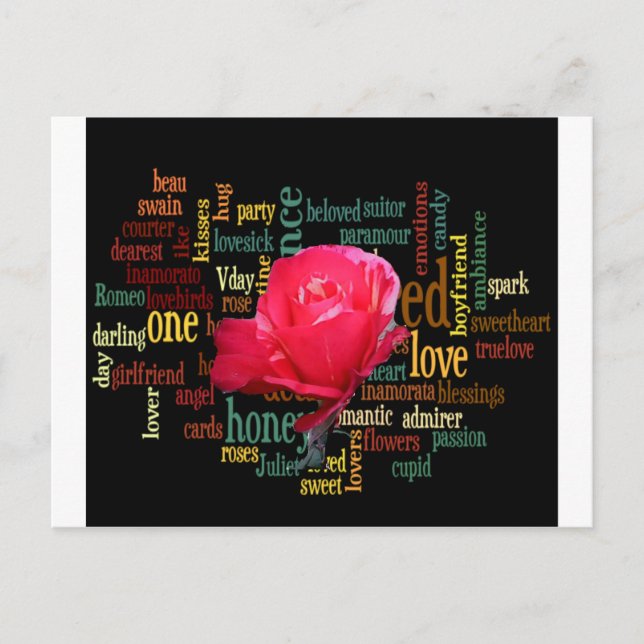 Be Mine Happy Valentine Under the Blue Sky Holiday Postcard (Front)