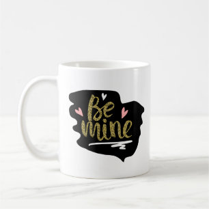 Be Mine Happy Valentine's Day Modern Sweet Gift Coffee Mug
