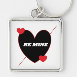 "BE MINE" HEART KEY RING