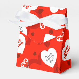 Be Mine Hearts Valentine Party Favour Boxes