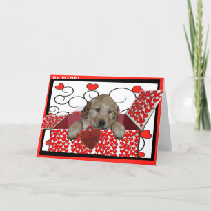 BE MINE - I WUF YOU - I LOVE YOU - PUPPY VALENTINE HOLIDAY CARD