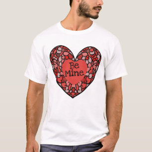 Be Mine Intricate Heart Mosaic T-Shirt