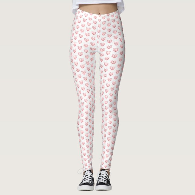 Be Mine Pattern Leggings (Front)