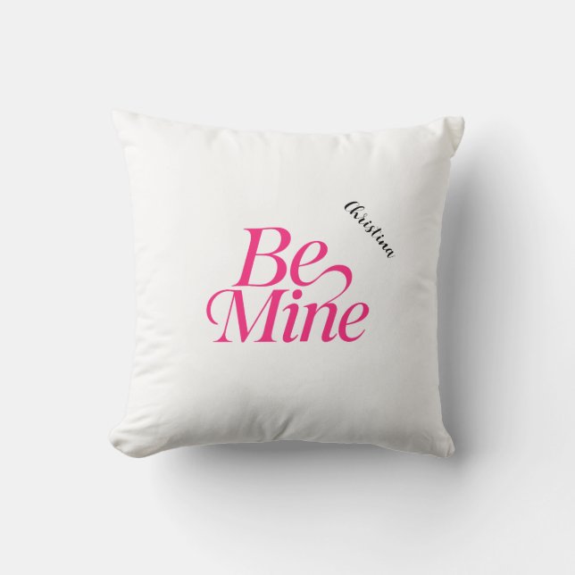Be Mine Personalised Cushion (Front)