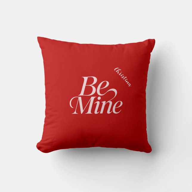 Be Mine Personalised Cushion (Front)