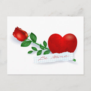 Be mine postcard