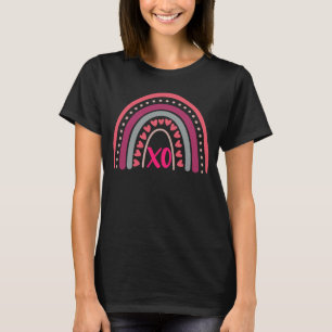 Be Mine Rainbow Love XOXO Valentines Day Couple Bo T-Shirt