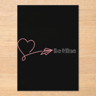 Be Mine: The Romantic Express Acrylic Invitations