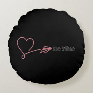 Be Mine: The Romantic Express Round Cushion