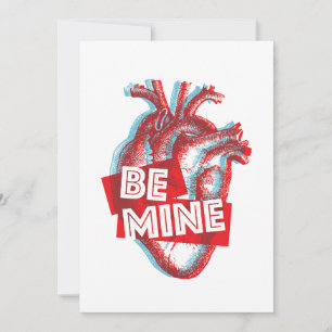 Be Mine Valentine Flat Card