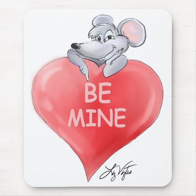 Be Mine Valentine Mousepad (Front)