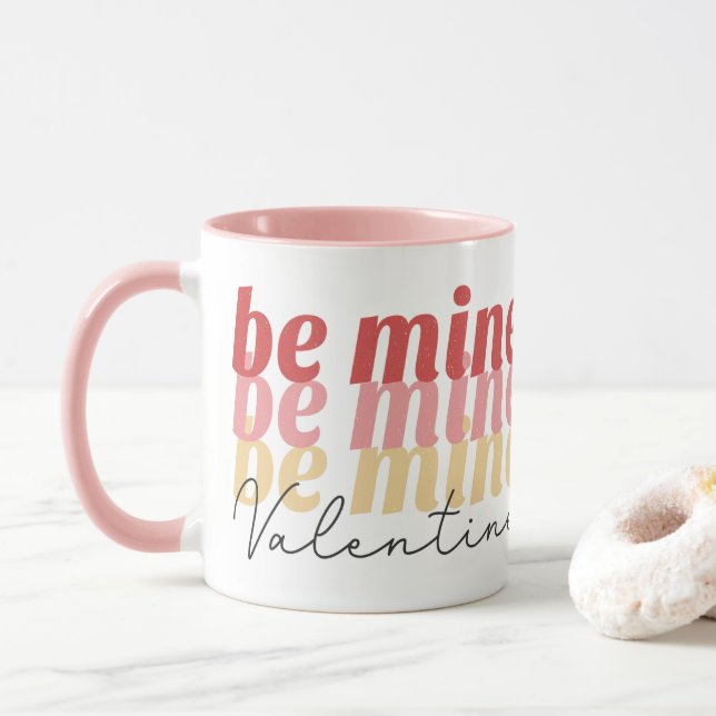 Be Mine Valentine Mug (With Donut)