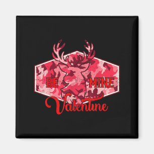 Be Mine Valentine Nk Camo Buck Deer Hunting Valent Magnet