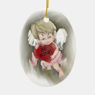 Be Mine Valentine Oval Ornament