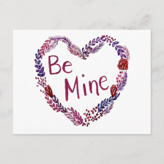 Be Mine Valentine Postcard