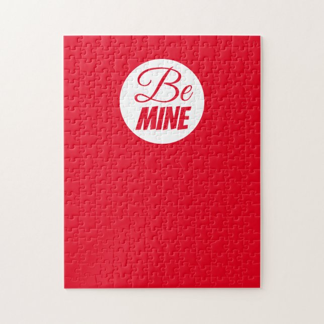 Be Mine Valentine Red Frustrating Jigsaw Puzzle (Vertical)