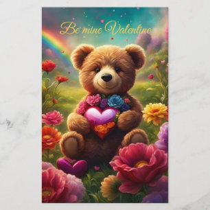 Be mine Valentine Teddy 1 Stationery