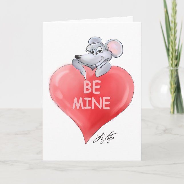 Be Mine Valentine's Day Card (Front)