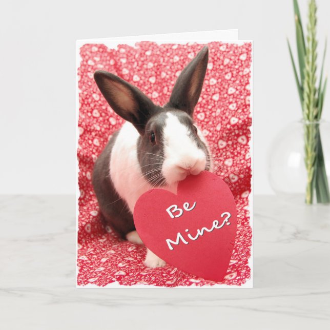 "Be Mine" Valentine's Day card (Front)