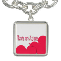 Be Mine Valentine's Day Modern Charm Bracelet