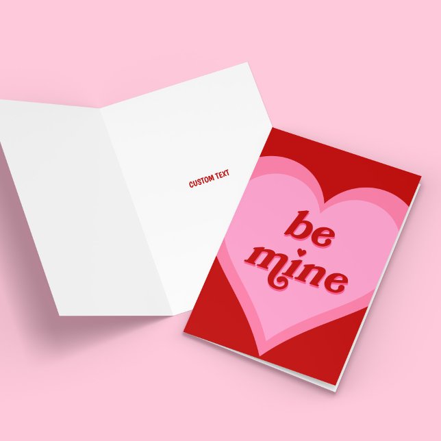 Be Mine Valentines Heart Card (Be Mine Valentines Heart Card)