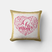 Be Mine" Vintage Text: Happy Valentine's Day