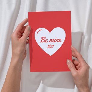 Be Mine Xo Holiday Card