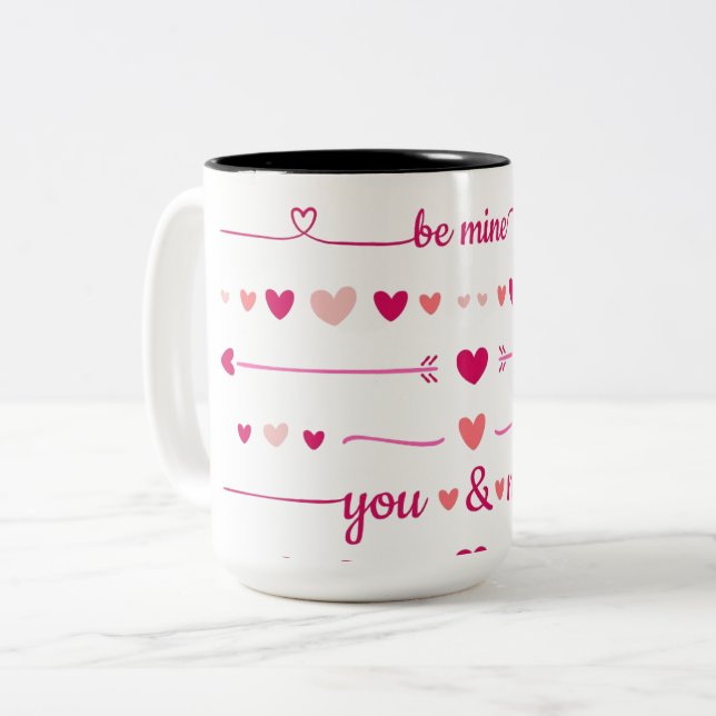 Be Mine  You And Me Mug (Front Left)