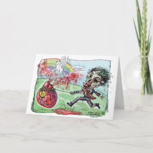 Be Mine Zombie Valentine Holiday Card