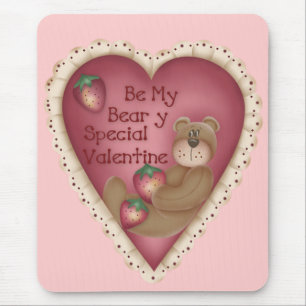 Be My Beary Special Valentine Mousepad