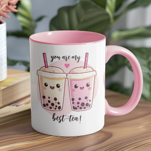 Be My Best-Tea Galentines Photo Collage Mug
