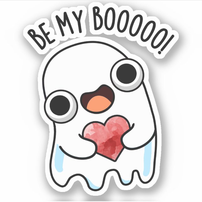 Be My Boo Funny Ghost Pun  (Front)