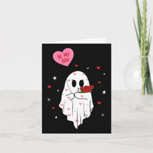 Be My Boo Valentine Ghost With Bylloon Happy V Day Card