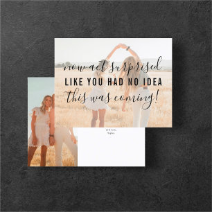 Be My Bridesmaid Act Surprised Funny Invitation Postcard