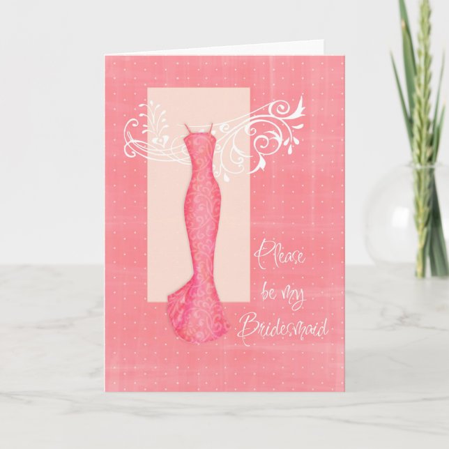 Be my Bridesmaid Invitation (Front)