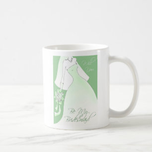Be My Bridesmaid Invitation Mug