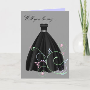 Be My Bridesmaid or Maid of Honour Card