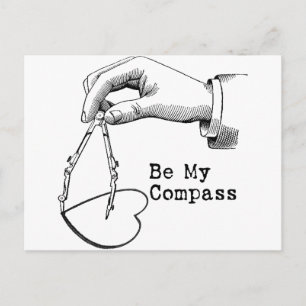 Be My Compass Postcard