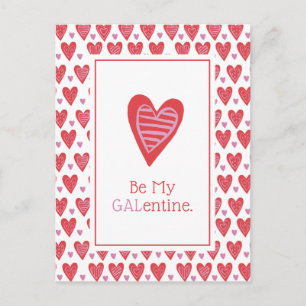 Be My Galentine Postcard