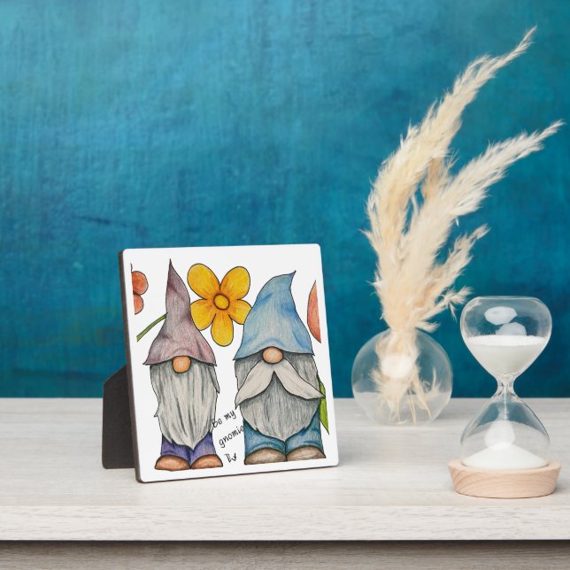 Be My Gnomie Plaque (Insitu)