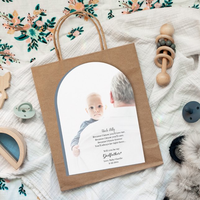 Be My Godfather Proposal Arch Photo Invitation (Creator Uploaded)